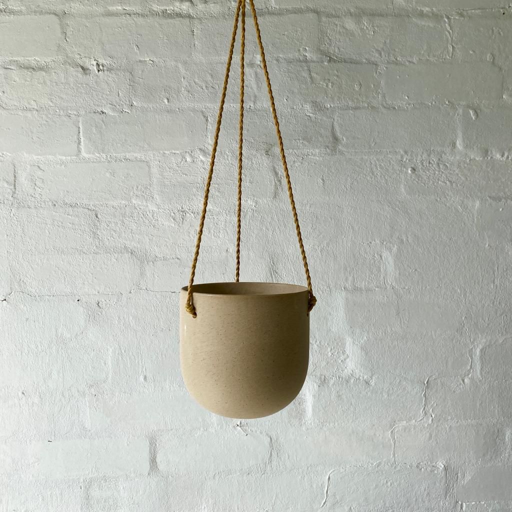 Sadie Hanging Ceramic-Sand-Small