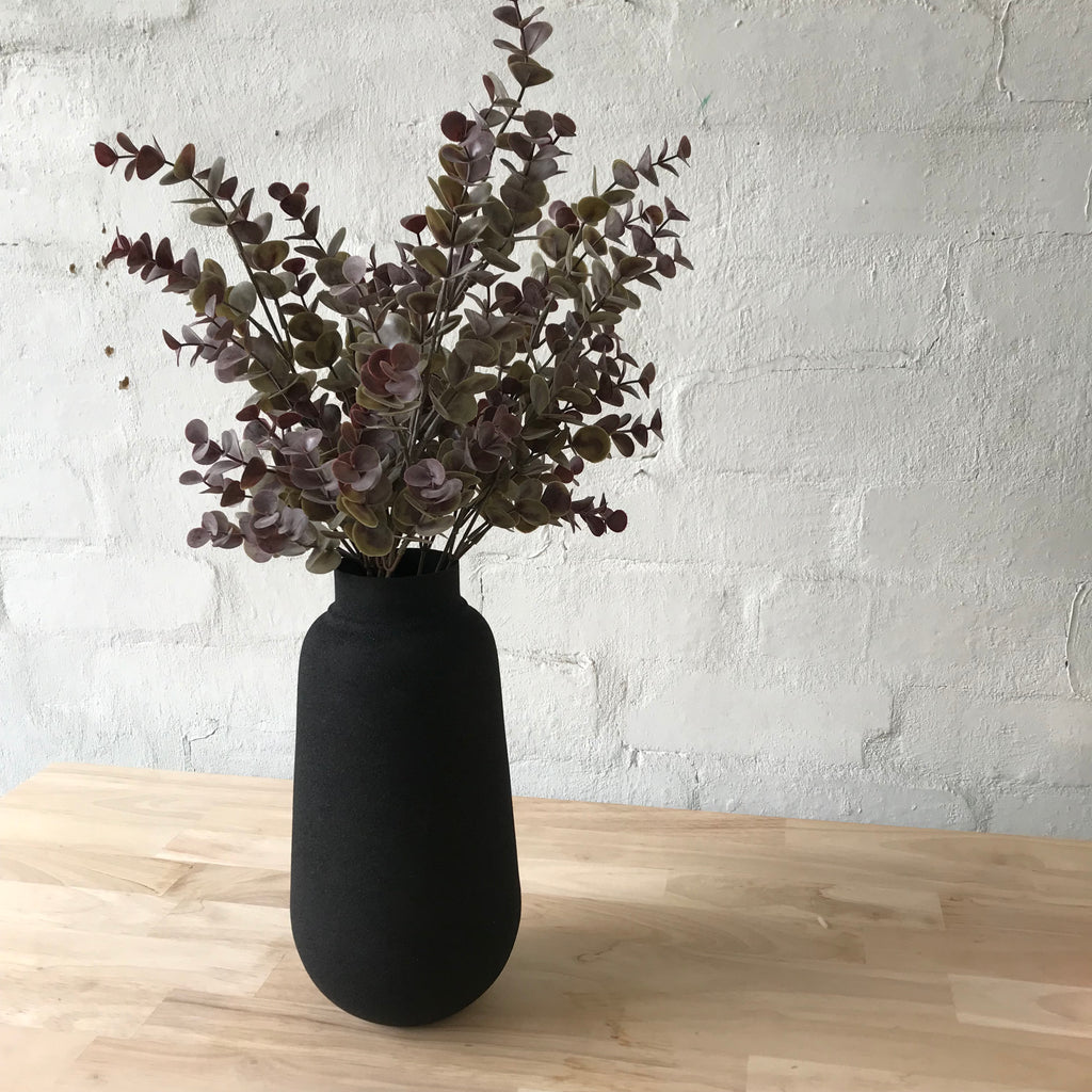 Artificial Purple Eucalyptus Bush-2 Stems