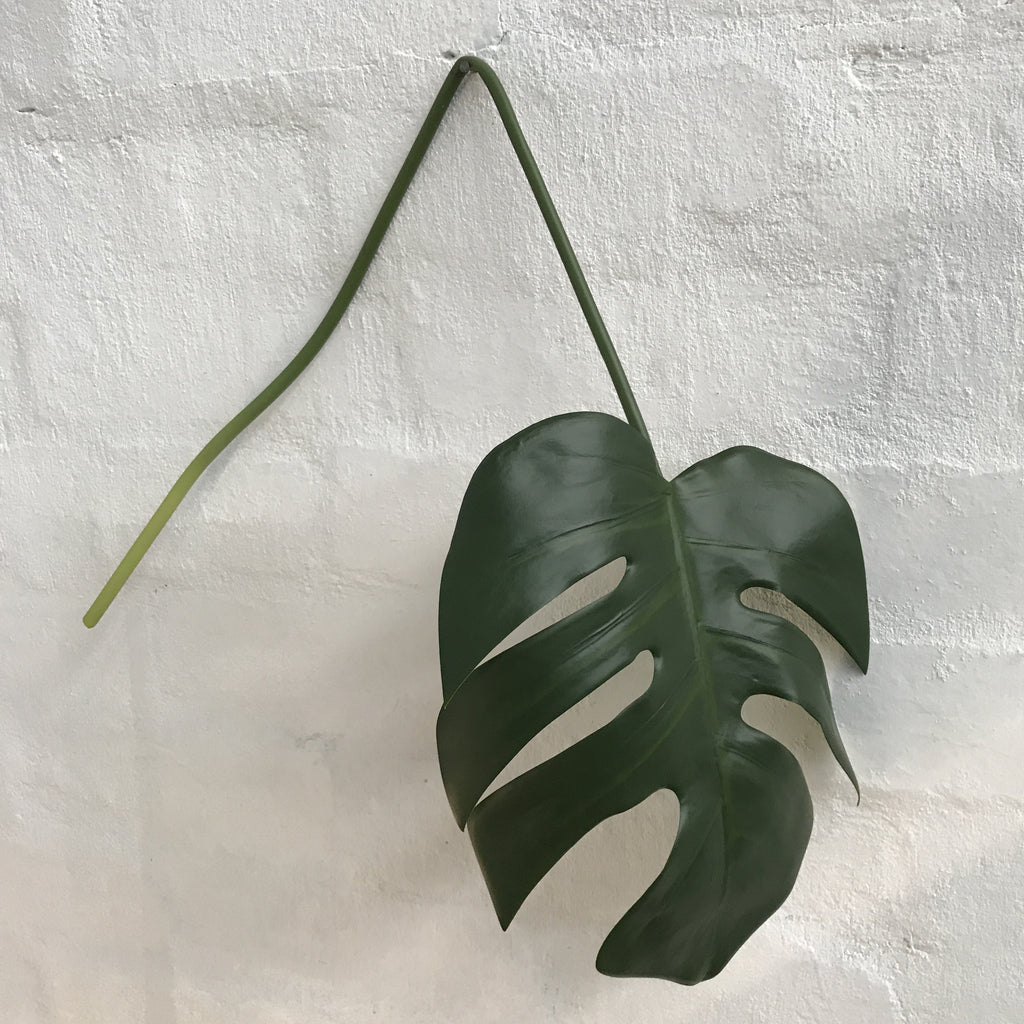 Artificial Monstera Leaves-Large-2 Stems