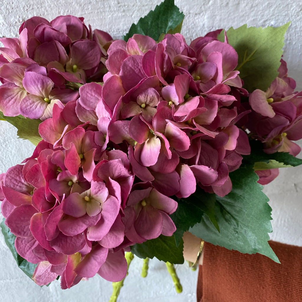 Artificial Hydrangeas Bunch-Purple