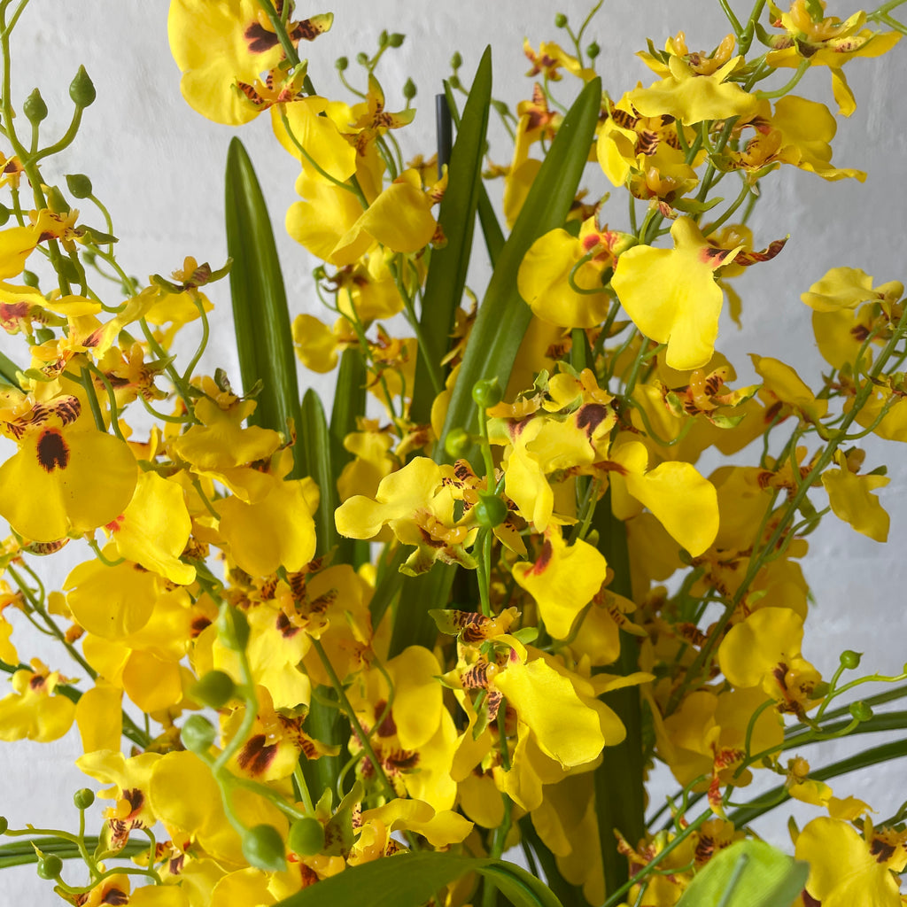 Artificial Dancing Orchid-Yellow