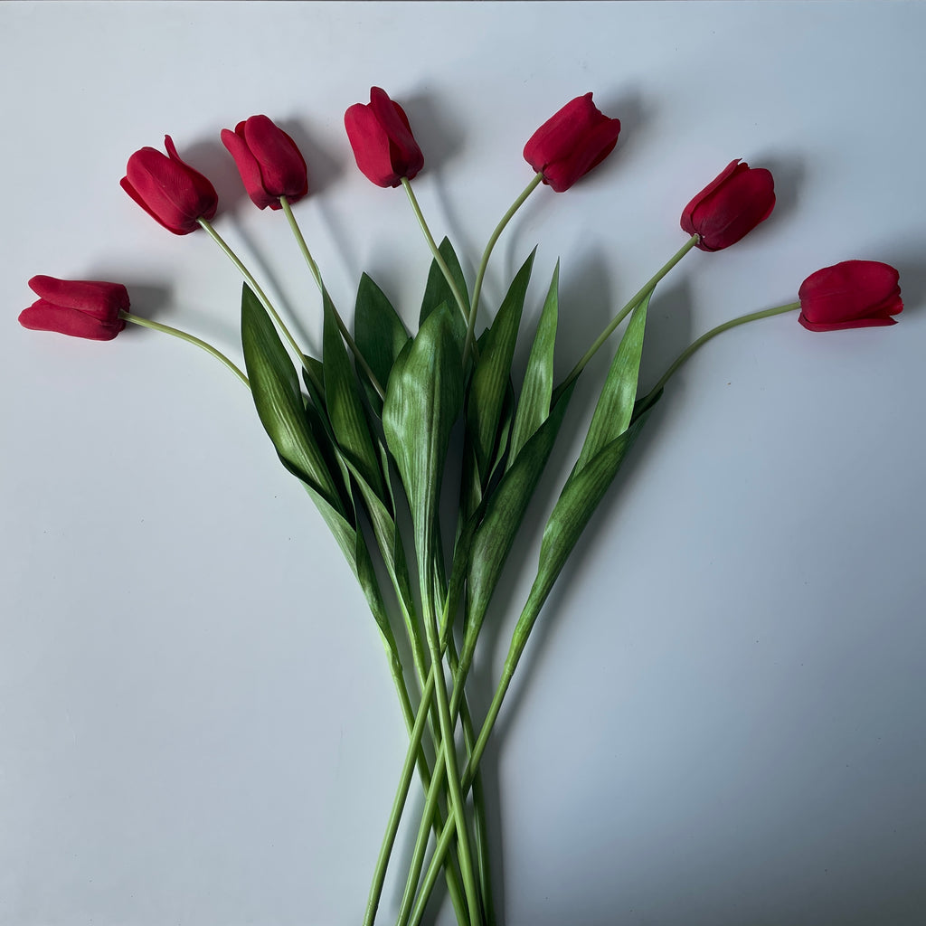 Artificial Red Tulips