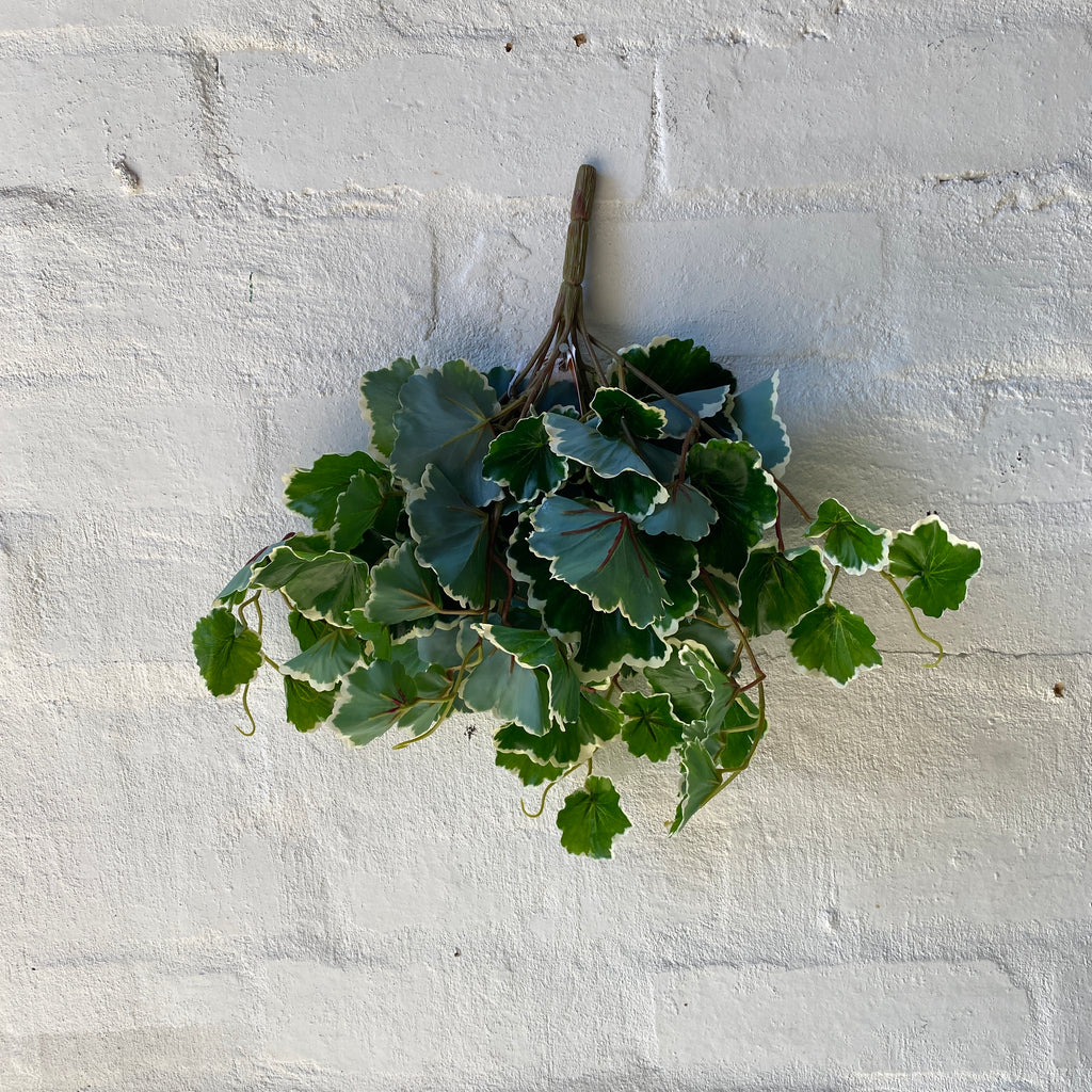 Artificial Hanging Variegated Geranium-Outdoor