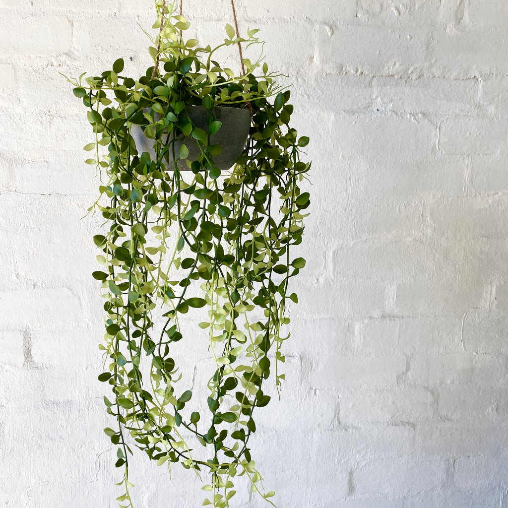 Artificial Pre Made Hanging Basket-Hanging Tear Drops