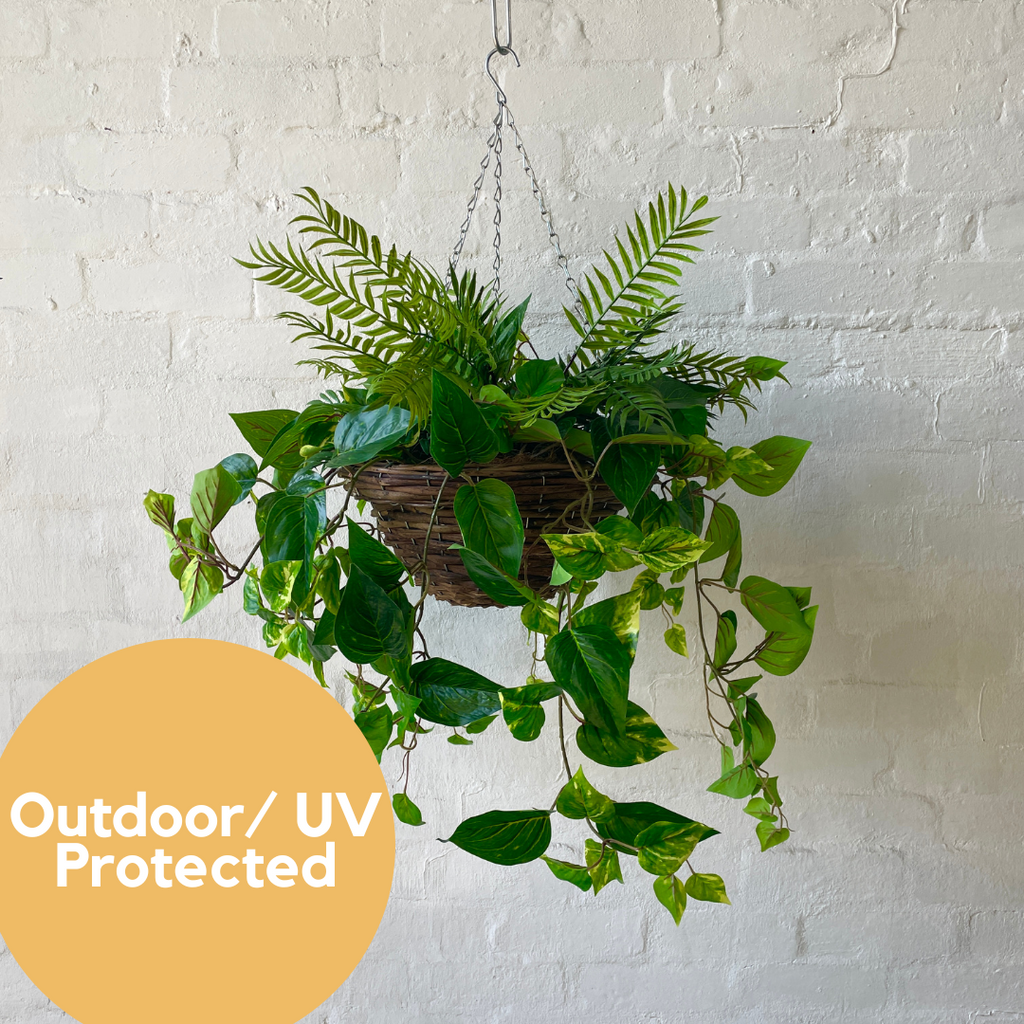 Large Outdoor Mixed Hanging Baskets-UV Protected