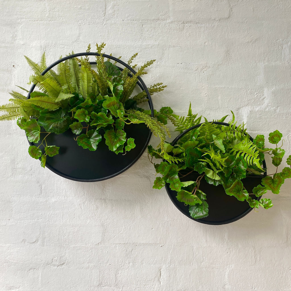 Outdoor Artificial Greenery Design for 45cm Wall Planter