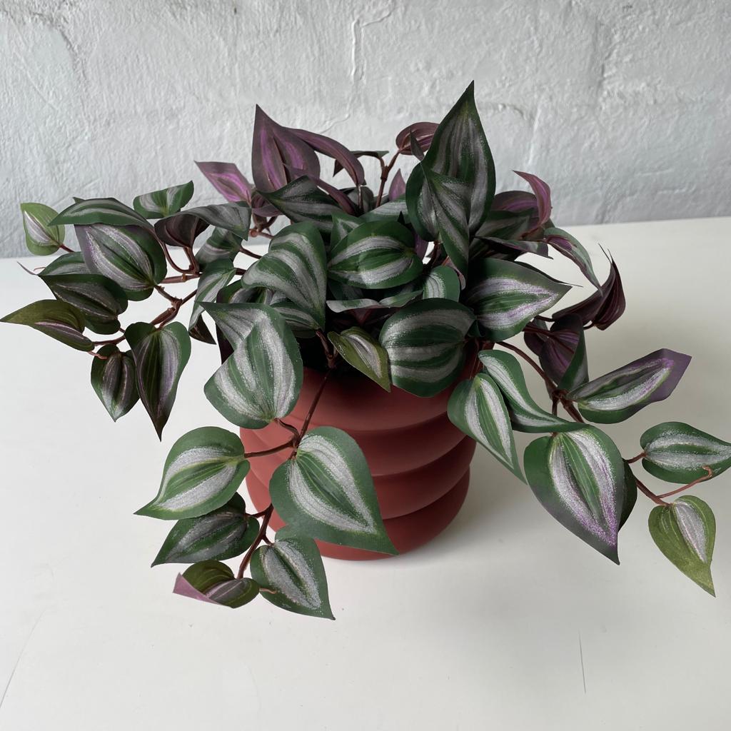 Artificial Wandering Dude Plant-Purple